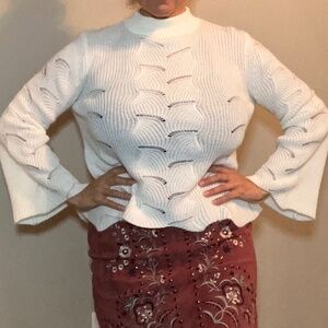 Grace Karin Bell Sleeve Sweater